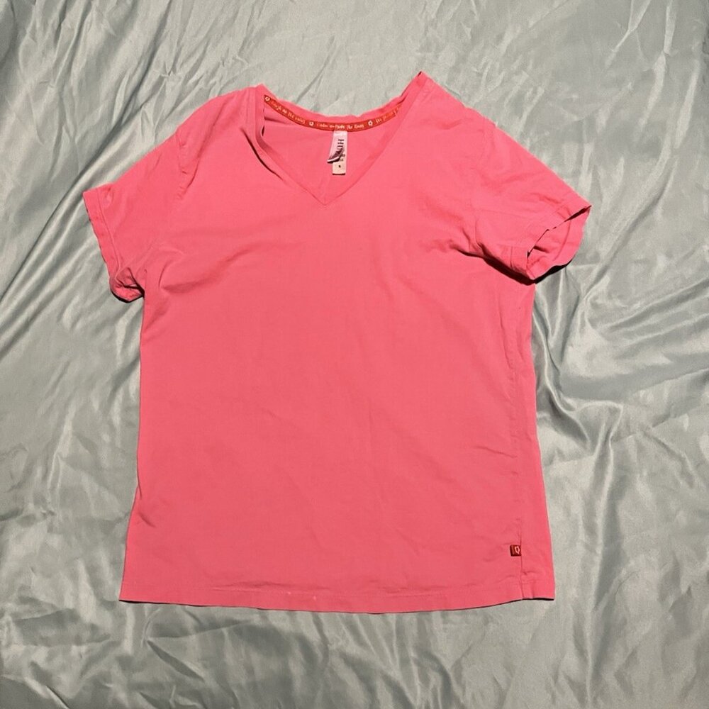 Pink Short Sleeve Shirt S Hue Color Outside The Lines
